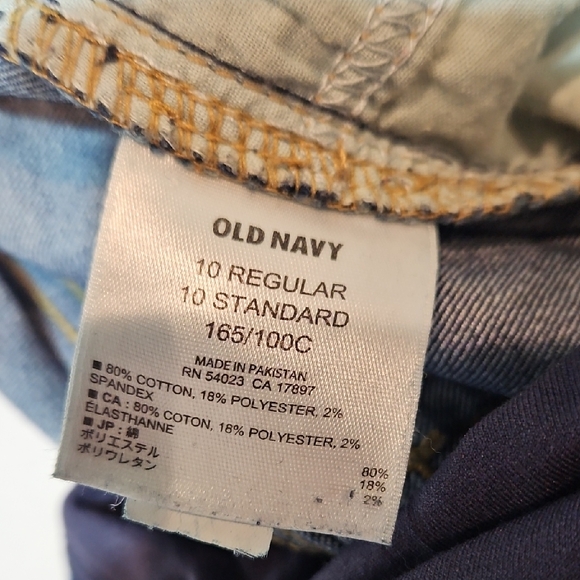 Old Navy Maternity Women's High Rise Dark Blue Jeans - Picture 8 of 9